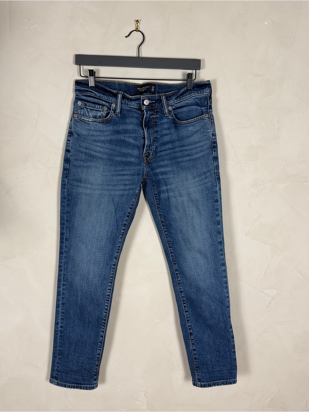 Abercrombie & Fitch Men’s Signature Stretch Skinny Jeans 32x30 Medium Wash
